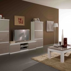 Roma Woonkamer Wit Beige - Hoogglans Woonkamers - Elit Meubel ... Roma Woonkamer Wit Beige - Hoogglans Woonkamers - Elit Meubel ...