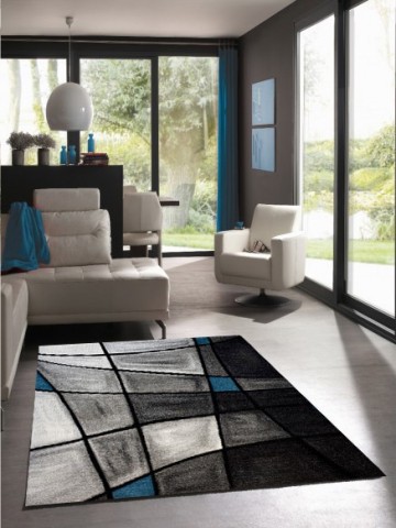 Merinos Vloerkleed Brilliance 659-930 GREY-BLUE