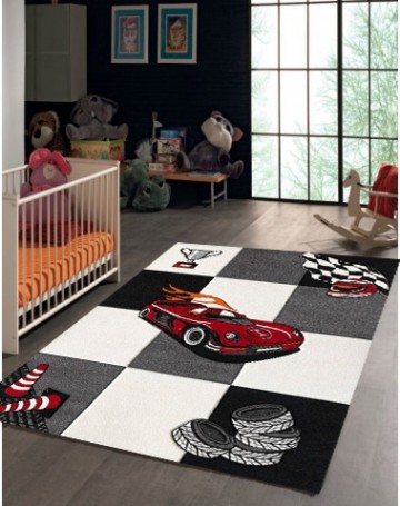 Merinos Vloerkleed Diamond Kids 21833 695-CREAM-GREY