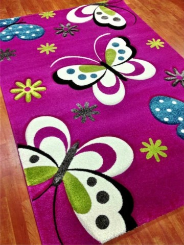 Merinos Vloerkleed Diamond Kids 772 17-FUCSIA