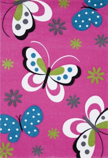 Merinos Vloerkleed Diamond Kids 772 17-FUCSIA