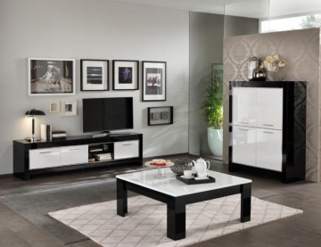 Modena Woonkamer Zwart Wit