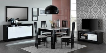 Modena Woonkamer Zwart Wit