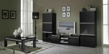 Roma Cromo Woonkamer Zwart