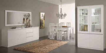 Roma Cromo Woonkamer Wit