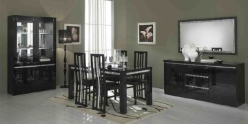 Roma Cromo Woonkamer Zwart