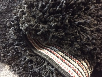 Merinos Vloerkleed Shaggy Plus 1074 Black