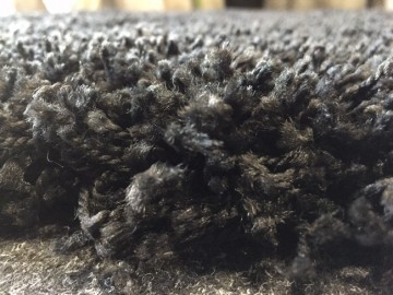 Merinos Vloerkleed Shaggy Plus 1074 Black