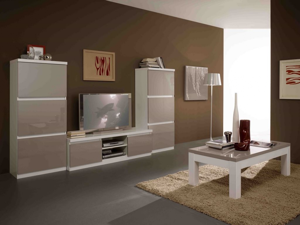 Wonderlijk Roma Woonkamer Wit Beige - Hoogglans Woonkamers - Elit Wonen TG-43